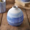 Blue Lagoon Bud Vase