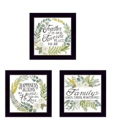 Trendy Decor 4U "Together Is Our Favorite Place to Be!" Framed Wall Art for Living Room, Wall Art Print for Home Decor, Bedroom Wall Art by Deb Strain