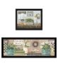 Trendy Decor 4U "Bath Time-Dream, Soak and Relax" Framed Wall Art for Living Room, Wall Art Print for Home Decor, Bedroom Wall Art by Pam Britton