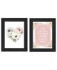 Trendy Decor 4U "A Life Well Lived - Makes you smile at the Memories!" Framed Wall Art for Living Room, Wall Art Print for Home Decor