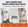 VEVOR 14" x 36" Stainless Steel Shelf, Wall Mounted Floating Shelving with Brackets, 300 lbs Load Capacity Commercial Shelves