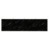 Modern sideboard with Four Doors, Metal handles & Legs and Adjustable Shelves Kitchen Cabinet (Black)