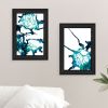 Trendy Decor 4U "Abstract Ocean Living" Framed Wall Art for Living Room, Wall Art Print for Home Decor, Bedroom Wall Art by Kamdon Kreations