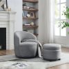 [Video] Welike Swivel barrel chair, living room swivel chair with round storage chair, 360 ¬∞ swivel club chair, nursery, bedroom, office