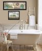 Trendy Decor 4U "Bath Time-Dream, Soak and Relax" Framed Wall Art for Living Room, Wall Art Print for Home Decor, Bedroom Wall Art by Pam Britton