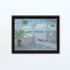 Trendy Decor 4U "Coastal Porch Relaxing" Framed Wall Art for Living Room, Wall Art Print for Home Decor, Bedroom Wall Art by Georgia Janisse