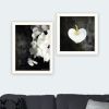 Trendy Decor 4U "Botanical Flowers" Framed Wall Art for Living Room, Wall Art Print for Home Decor, Bedroom Wall Art by Bluebird Barn