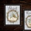 Trendy Decor 4U "Thankful and Blessed for the Fall" Framed Wall Art for Living Room, Wall Art Print for Home Decor, Bedroom Wall Art by Lisa Kennedy