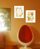 Trendy Decor 4U "Sunshine on My Mind- Oranges" Framed Wall Art for Living Room, Wall Art Print for Home Decor, Bedroom Wall Art by House Fenway