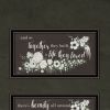 Trendy Decor 4U "Together They Built Love" Framed Wall Art for Living Room, Wall Art Print for Home Decor, Bedroom Wall Art by Hollihocks Art