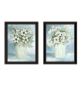 Trendy Decor 4U "Country Crock of Florals and Berries" Framed Wall Art for Living Room, Wall Art Print for Home Decor