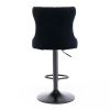 Furniture,Swivel Velvet Barstools Adjusatble Seat Height from 25-33 Inch,17.7 inch base
